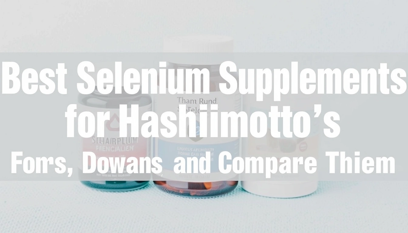 Best Selenium Supplements for Hashimoto's: Forms, Dosage, and How to Compare Them Best Selenium Supplements for Hashimoto's: Forms, Dosage, and How to Compare Them